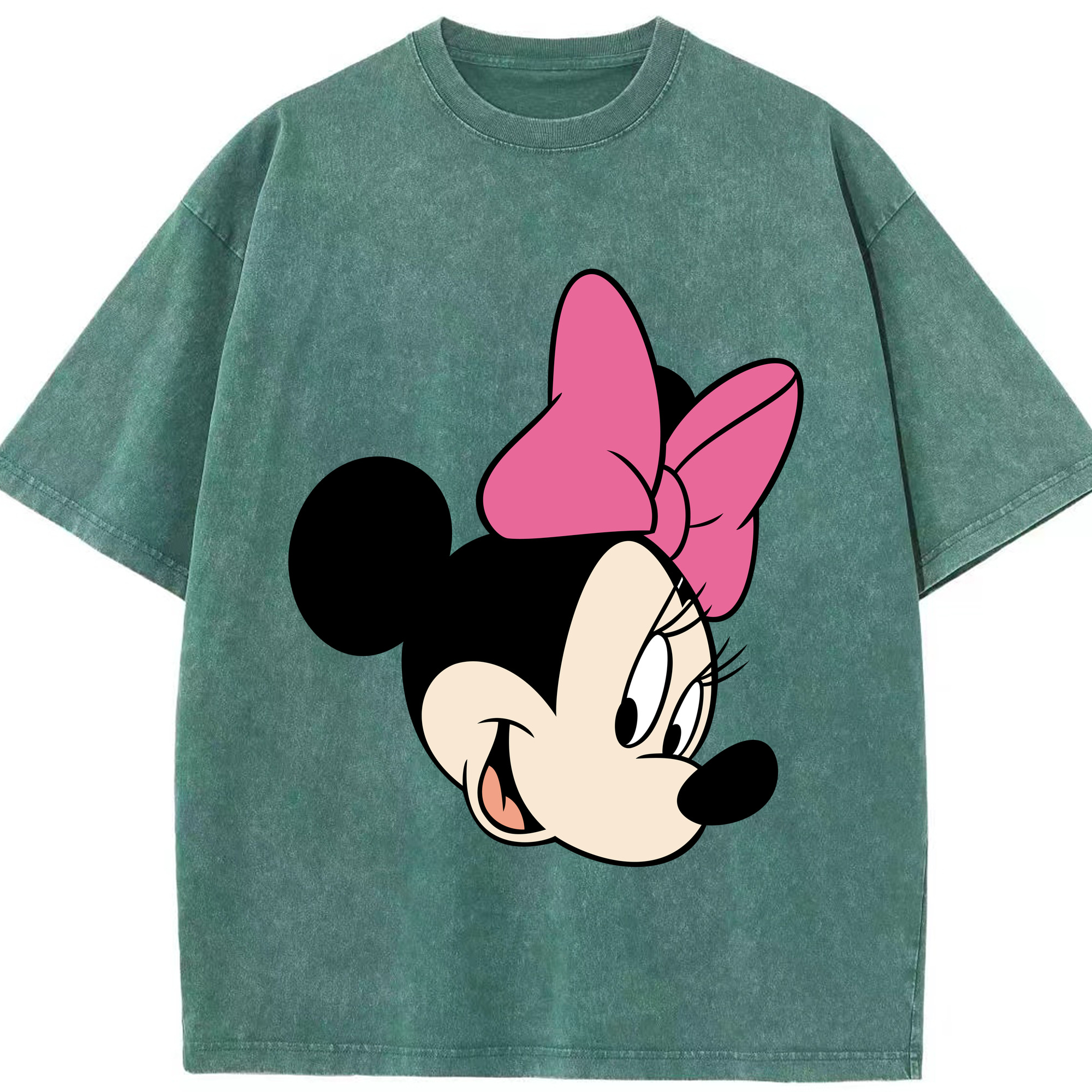 （画像用） ミッキーマウス Mickey Mouse 綿100% ヴィンテージ風 半袖Tシャツ（フロントプリント）